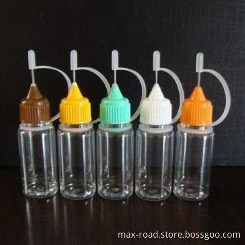 E-cigarette bottles, needle cap, e-liquid, e-juice PET bottles, OEM printings for liquid factory